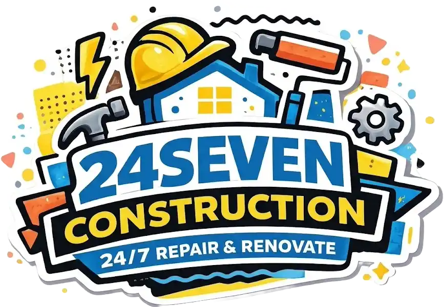 24SEVEN Construction Logo
